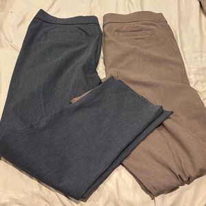 Briggs New York Women's Pants in Gray and Tan size 14
